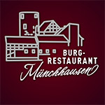 dieses Bild zeigt das Logo des Burg-Restaurants Münchhausen